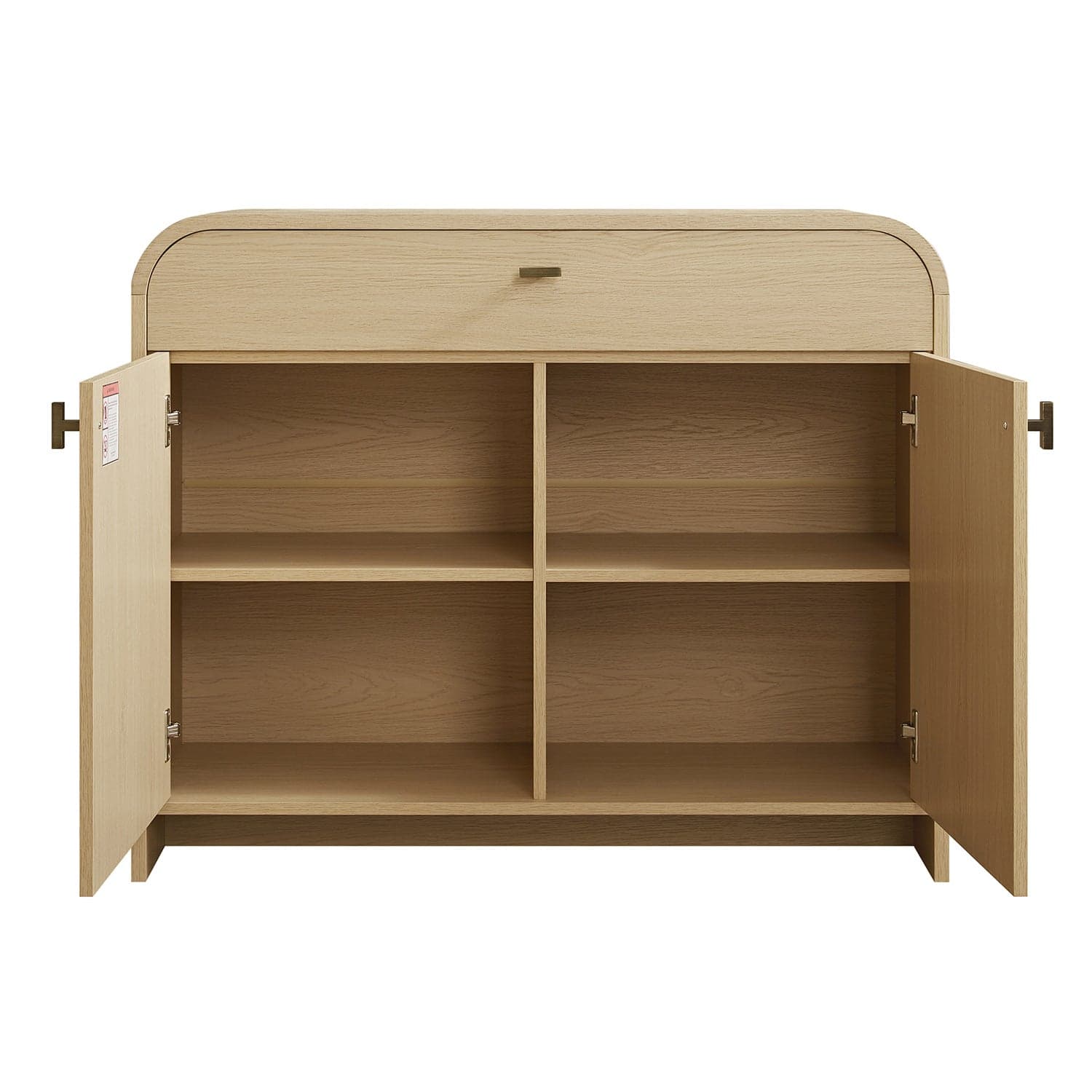 Marcel Small Sideboard with Drawer, Light Oak