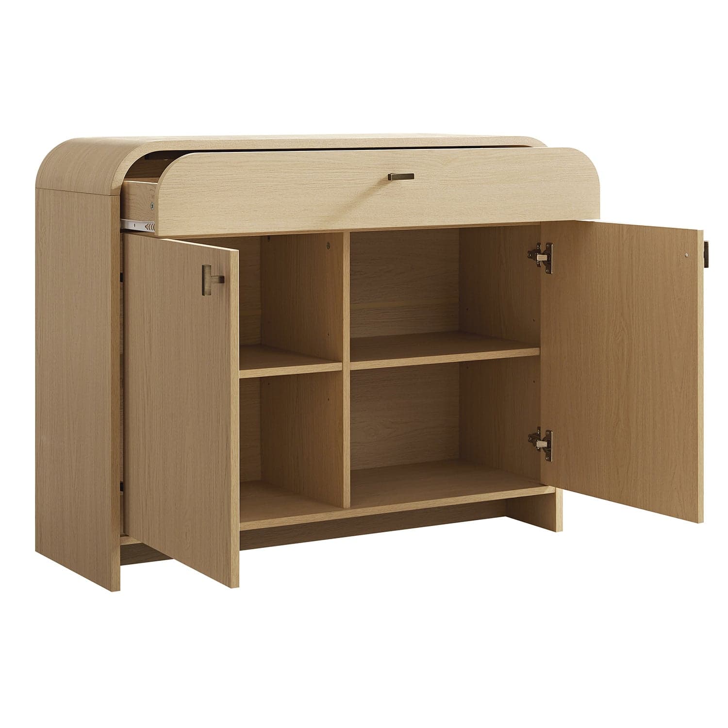 Marcel Small Sideboard with Drawer, Light Oak