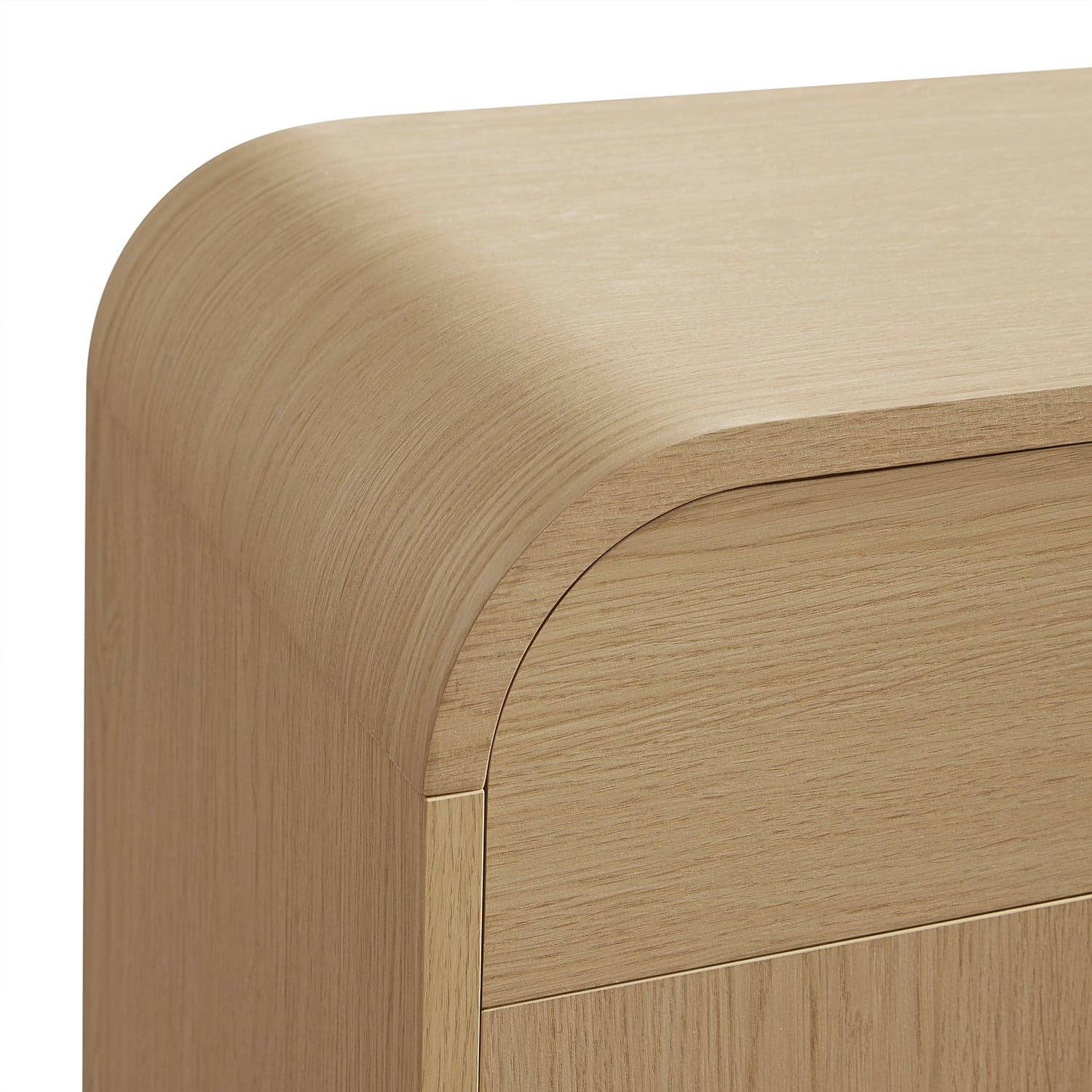 Marcel Small Sideboard with Drawer, Light Oak